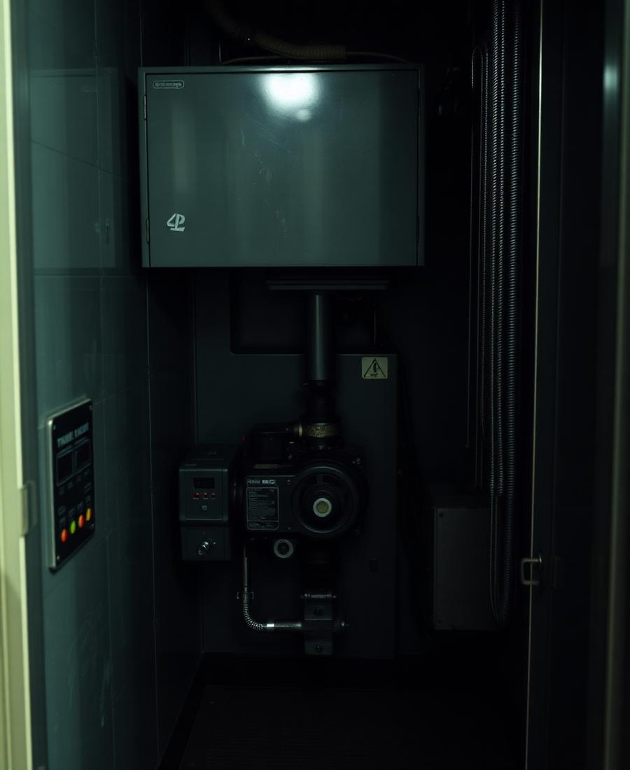 Machine-room-less elevator drive and control cabinet